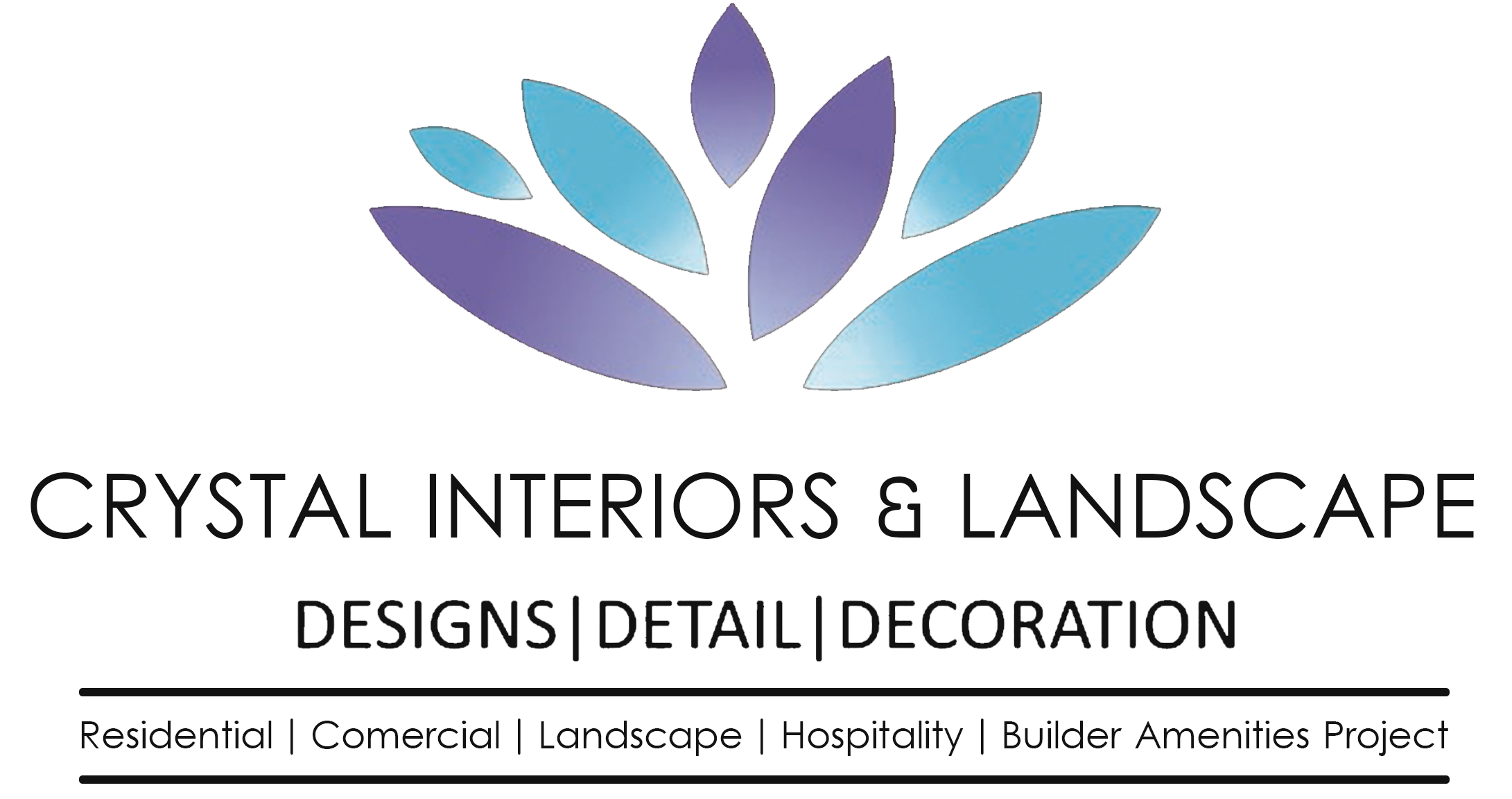 Crystal Interiors and Landscape Logo